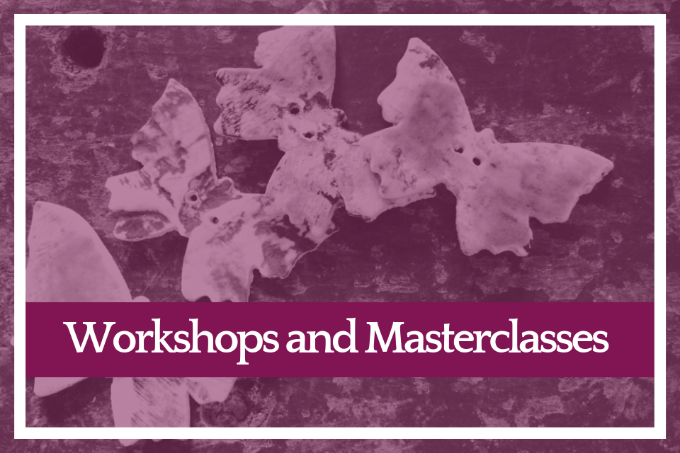 contemporary craft workshops and masterclasses - on hover