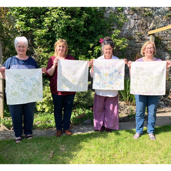 Cow Parsley & Wild Flower Cushion Cover with guest tutor Melanie Ward. Thursday 15 May 2025 10-4 - Image 8